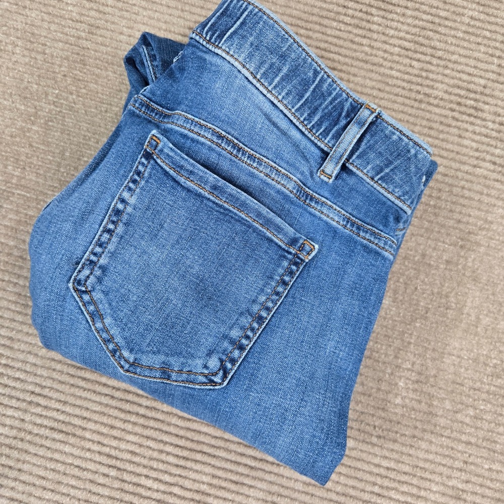 J. Jill Womens 16R Blue Boyfriend Straight-Leg Ankle Jeans